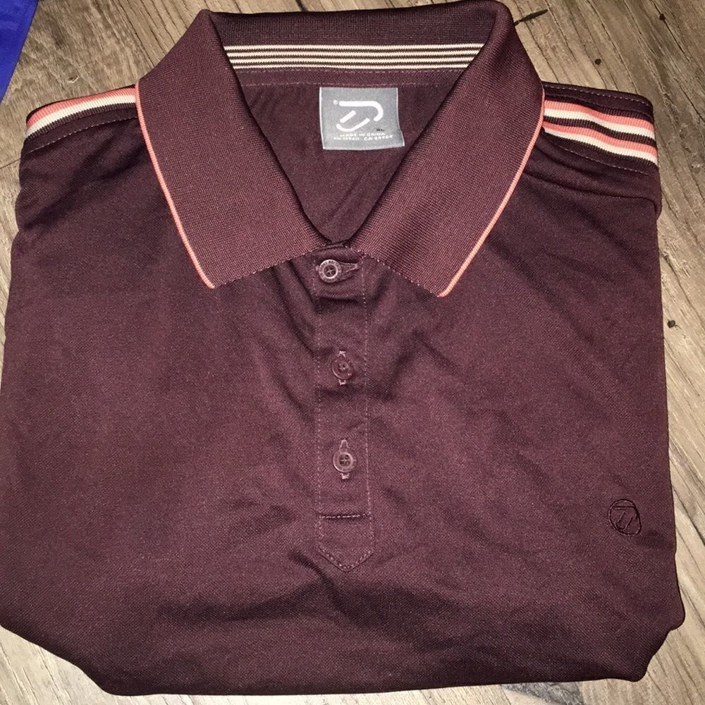 Ian Poulter Designs IPD Brown golf shirt-XL/L slim